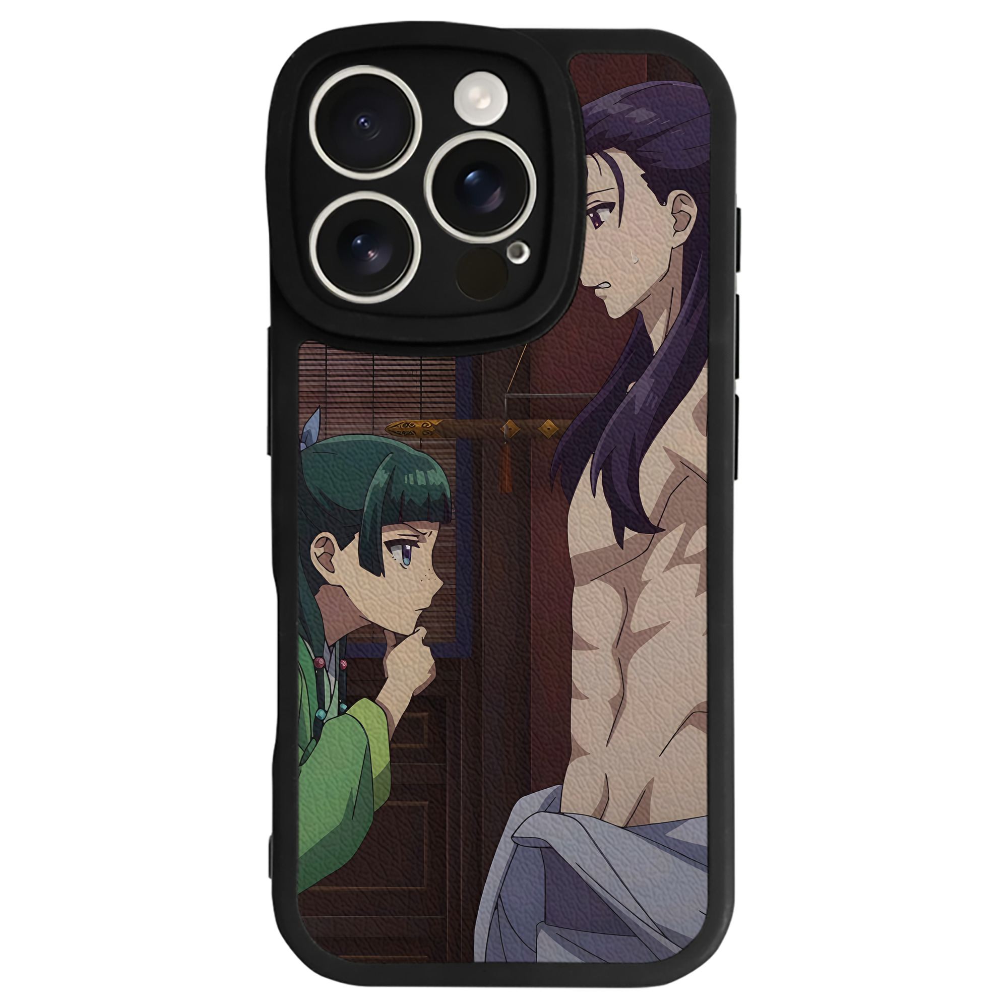 薬屋のひとりごと The Apothecary Diaries 【iPhone 16シリーズ対応】シリコンスマホケース（レザー調） 材質：シリコン